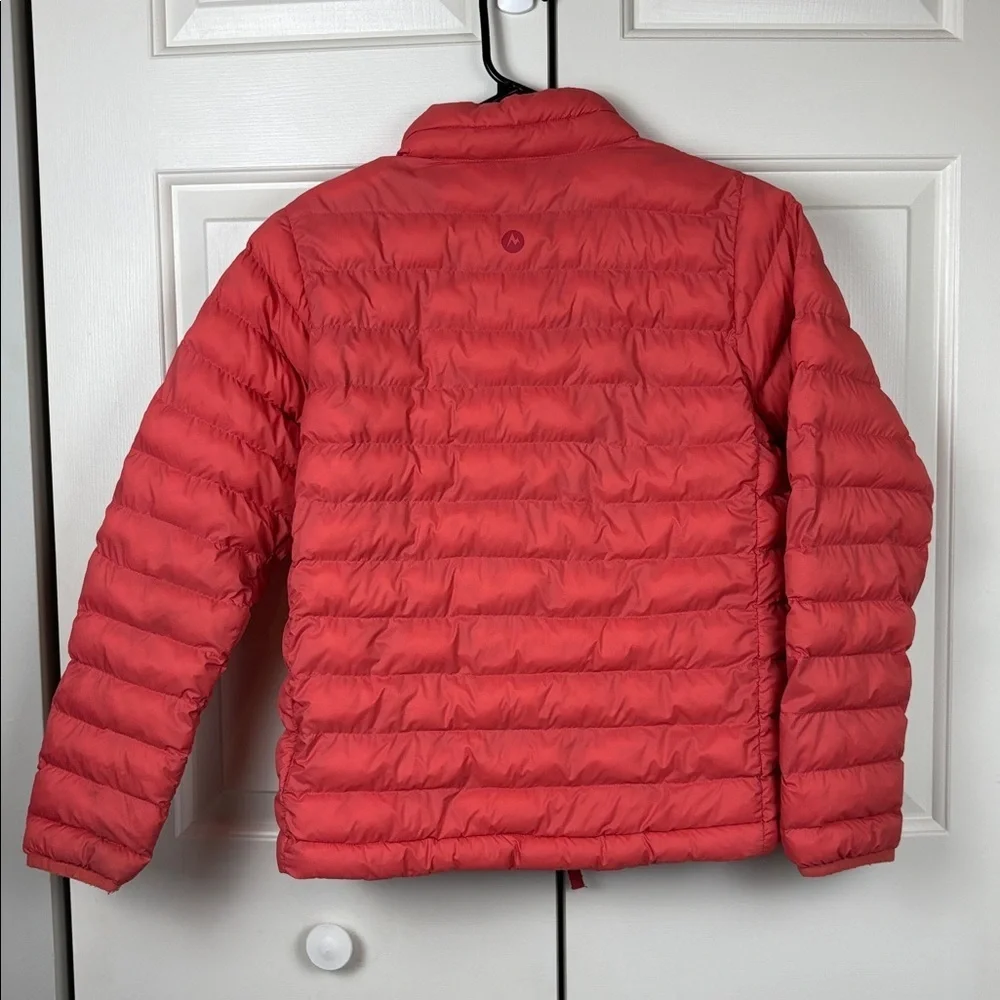 Marmot Kids Vibrant Red Quilted Puffer Jacket - XL